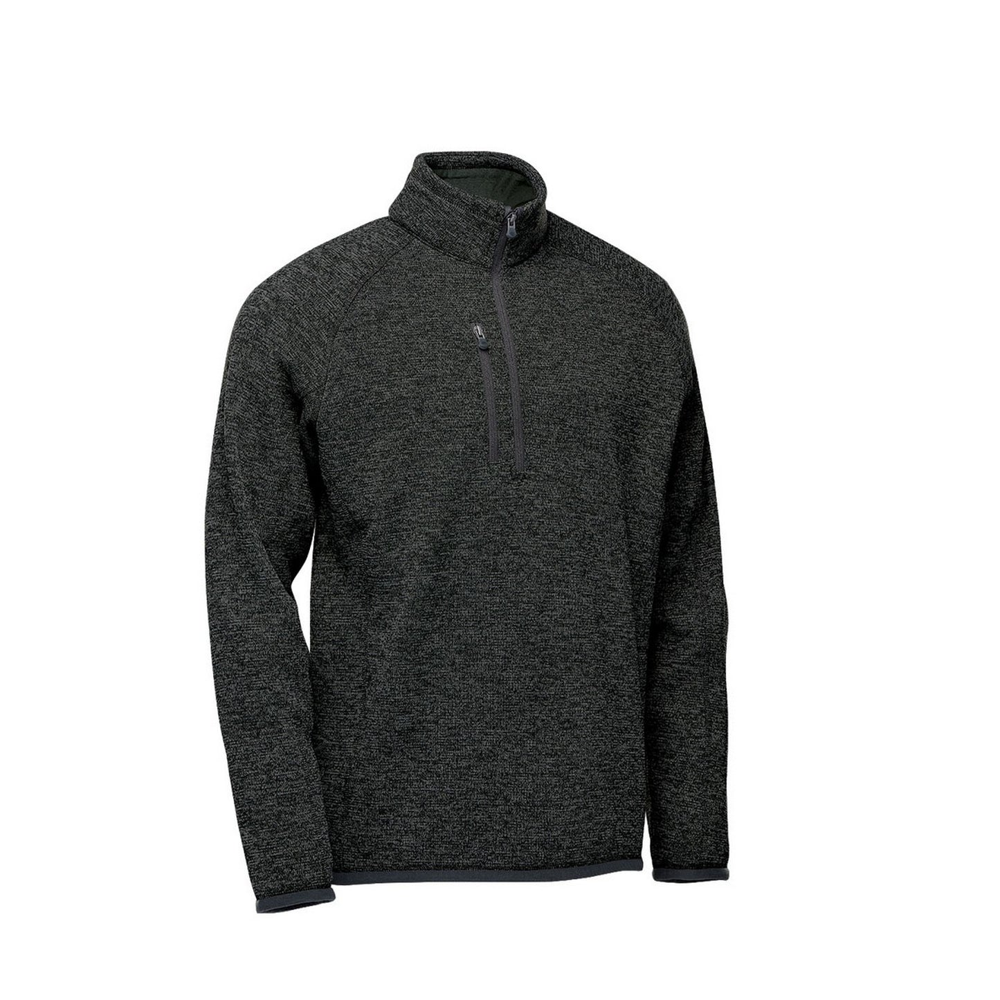Black Heather - Pack Shot - Stormtech Mens Avalanche Quarter Zip Pullover