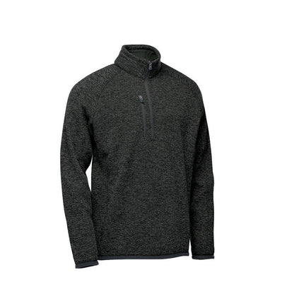 Black Heather - Pack Shot - Stormtech Mens Avalanche Quarter Zip Pullover