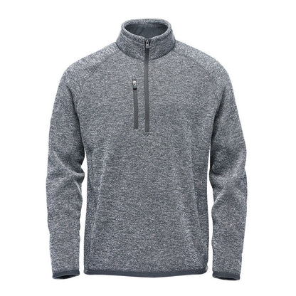 Granite Heather - Front - Stormtech Mens Avalanche Quarter Zip Pullover