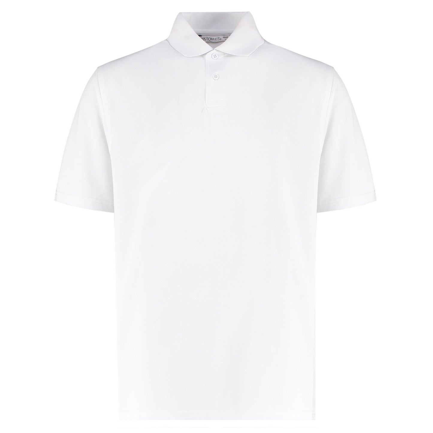 White - Front - Kustom Kit Mens Premium Cooltex Plus Regular Polo Shirt