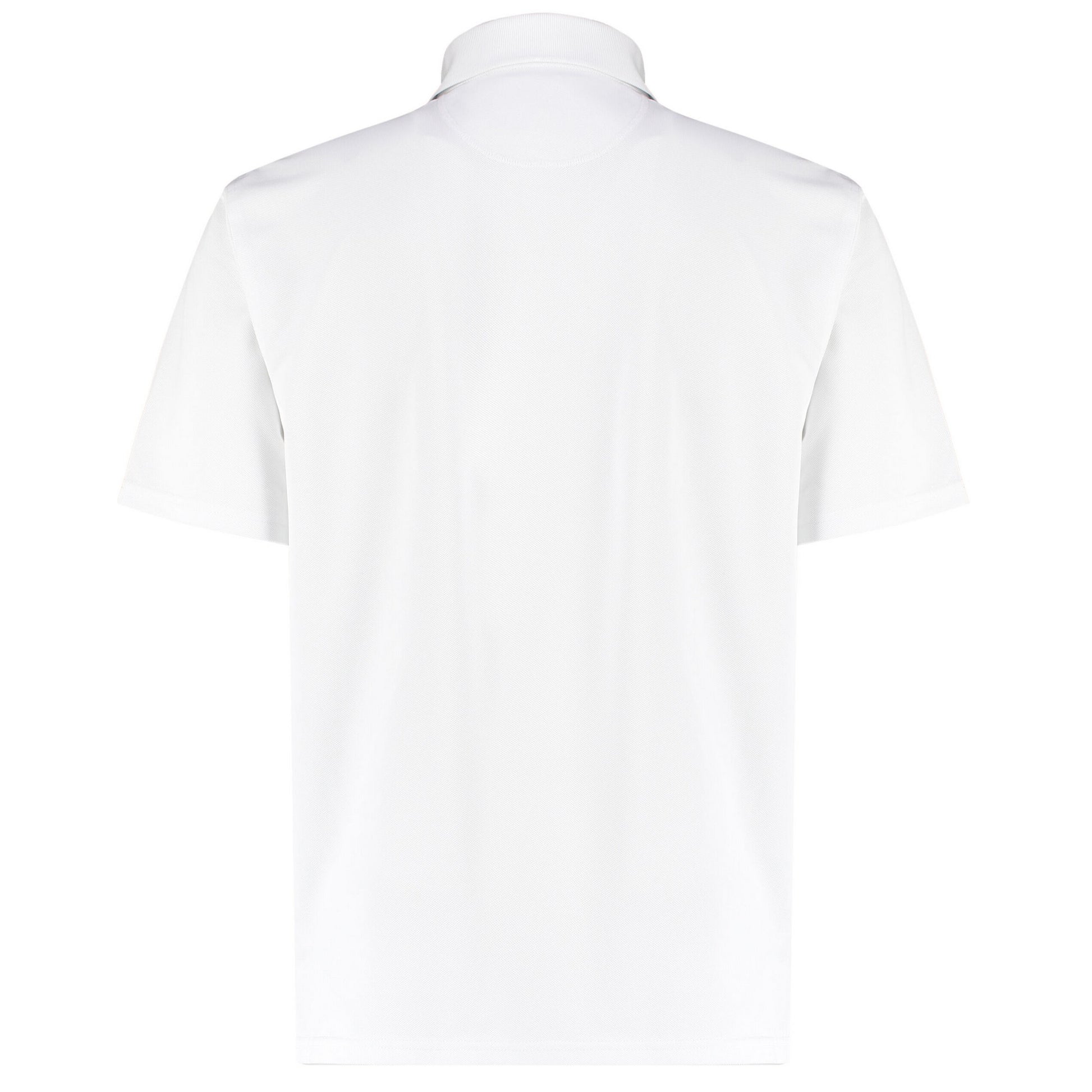 White - Back - Kustom Kit Mens Premium Cooltex Plus Regular Polo Shirt