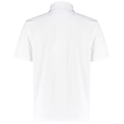 White - Back - Kustom Kit Mens Premium Cooltex Plus Regular Polo Shirt