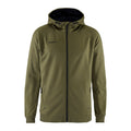 Wood - Front - Craft Mens ADV Unify Full Zip Hooded Jacket