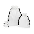 Soft White-Black - Side - Westford Mill Cotton Bag