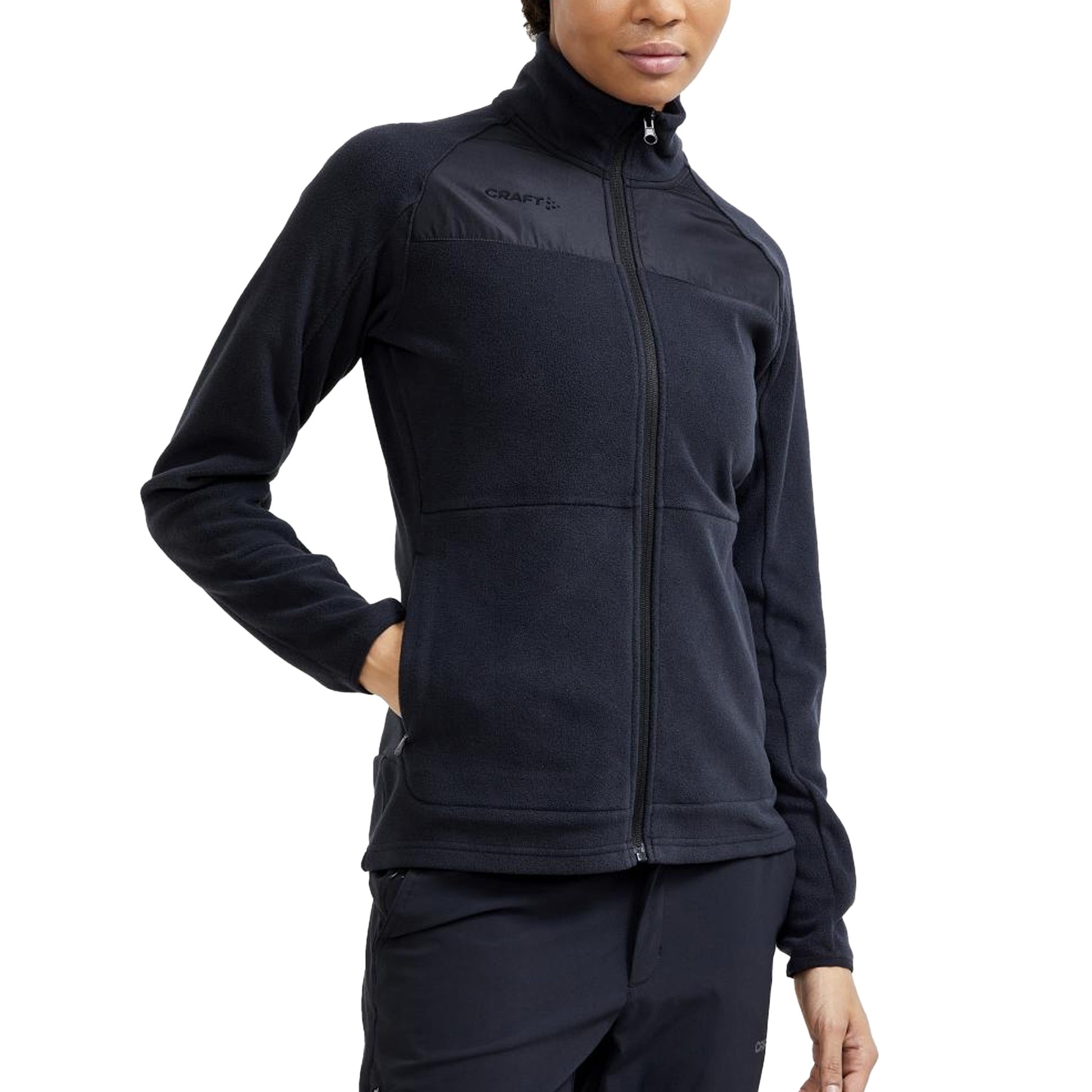 Black-Granite - Back - Craft Mens ADV Explore Fleece Midlayer