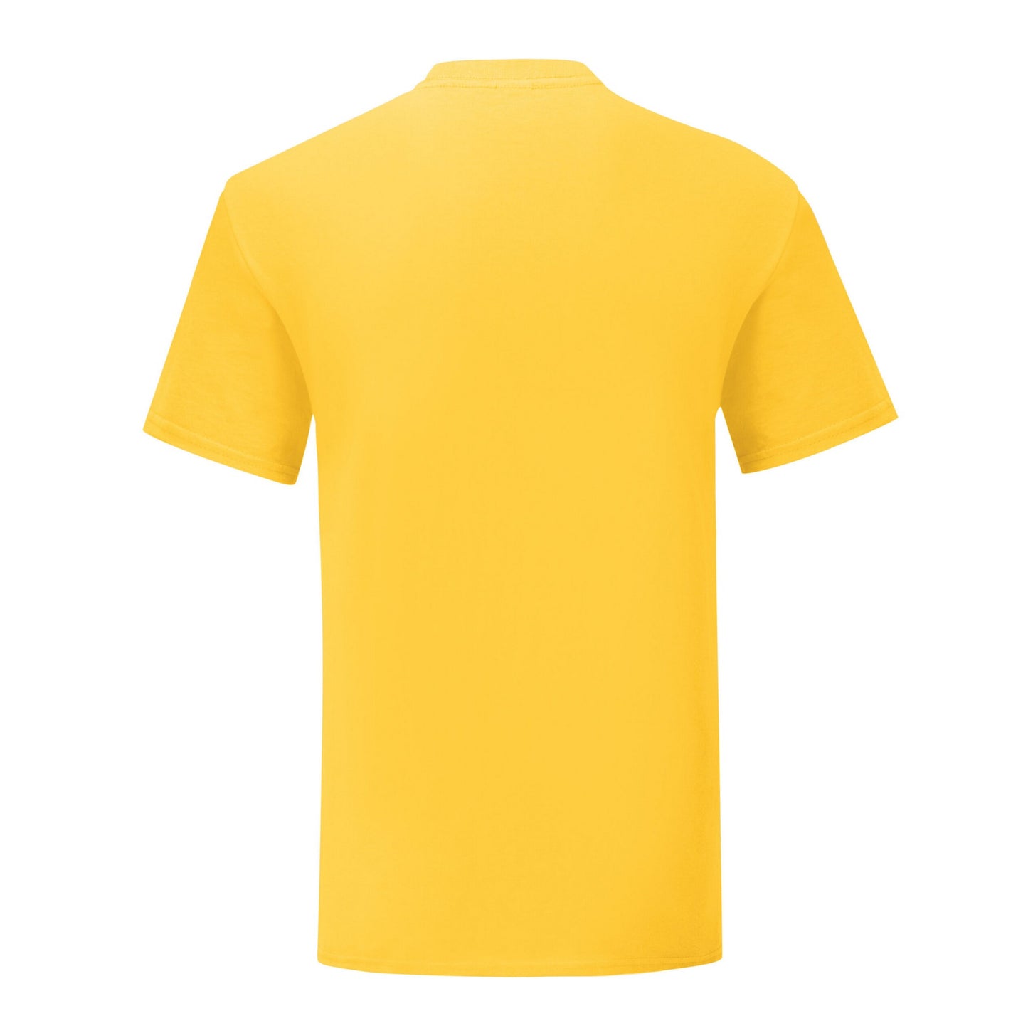Sunflower - Back - Fruit Of The Loom Mens Iconic Premium Ringspun Cotton T-Shirt