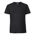 Black - Front - Fruit of the Loom Mens Iconic Premium Ringspun Cotton T-Shirt