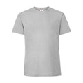 Zinc - Front - Fruit of the Loom Mens Iconic Premium Ringspun Cotton T-Shirt