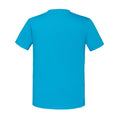Azure Blue - Back - Fruit of the Loom Mens Iconic Premium Ringspun Cotton T-Shirt