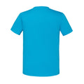 Azure Blue - Back - Fruit Of The Loom Mens Iconic Premium Ringspun Cotton T-Shirt