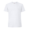 White - Front - Fruit Of The Loom Mens Iconic Premium Ringspun Cotton T-Shirt