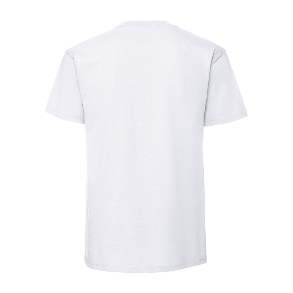 White - Back - Fruit Of The Loom Mens Iconic Premium Ringspun Cotton T-Shirt