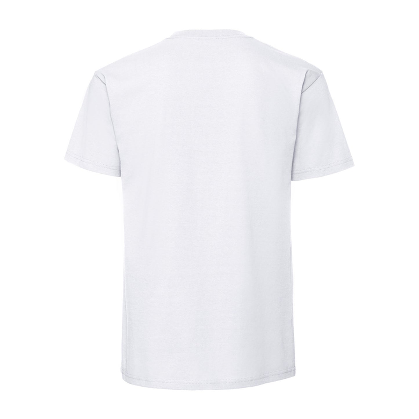 White - Back - Fruit Of The Loom Mens Iconic Premium Ringspun Cotton T-Shirt
