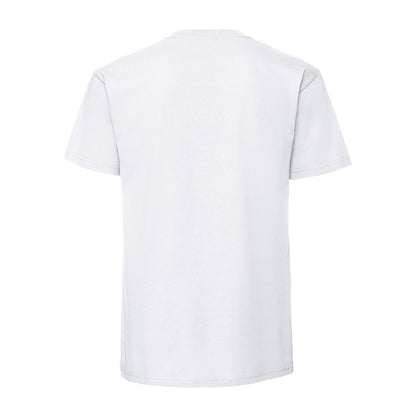 White - Back - Fruit Of The Loom Mens Iconic Premium Ringspun Cotton T-Shirt