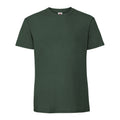 Bottle Green - Front - Fruit of the Loom Mens Iconic Premium Ringspun Cotton T-Shirt