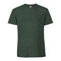 Bottle Green - Front - Fruit Of The Loom Mens Iconic Premium Ringspun Cotton T-Shirt