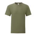 Classic Olive - Front - Fruit of the Loom Mens Iconic Premium Ringspun Cotton T-Shirt