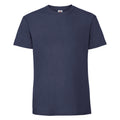 Deep Navy - Front - Fruit of the Loom Mens Iconic Premium Ringspun Cotton T-Shirt
