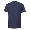 Deep Navy - Back - Fruit of the Loom Mens Iconic Premium Ringspun Cotton T-Shirt