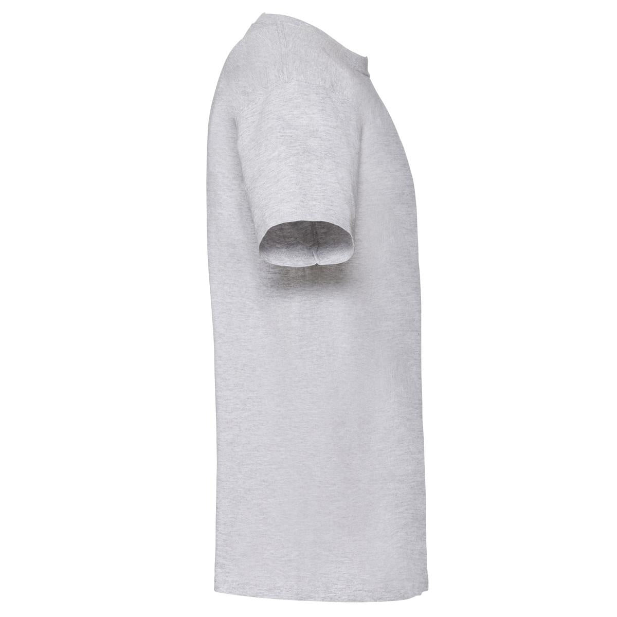 Heather Grey - Side - Fruit Of The Loom Mens Iconic Premium Ringspun Cotton T-Shirt