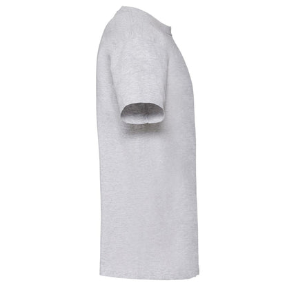 Heather Grey - Side - Fruit Of The Loom Mens Iconic Premium Ringspun Cotton T-Shirt