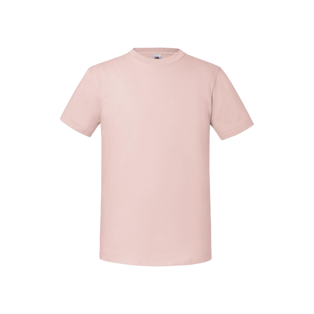 Powder Rose - Front - Fruit Of The Loom Mens Iconic Premium Ringspun Cotton T-Shirt