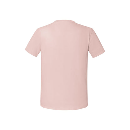 Powder Rose - Back - Fruit Of The Loom Mens Iconic Premium Ringspun Cotton T-Shirt