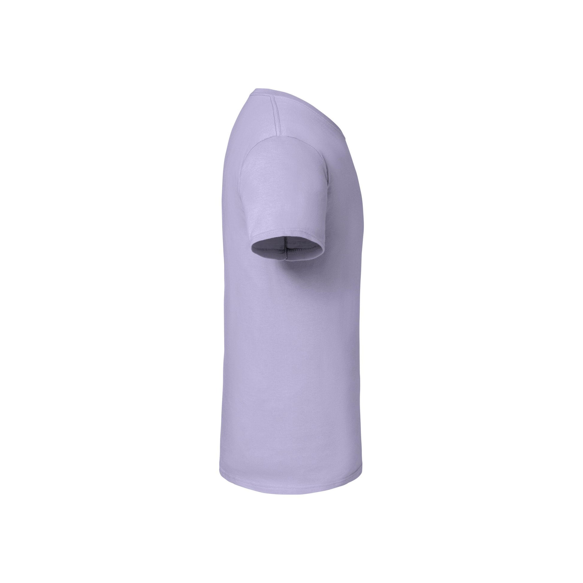 Soft Lavender - Side - Fruit Of The Loom Mens Iconic Premium Ringspun Cotton T-Shirt