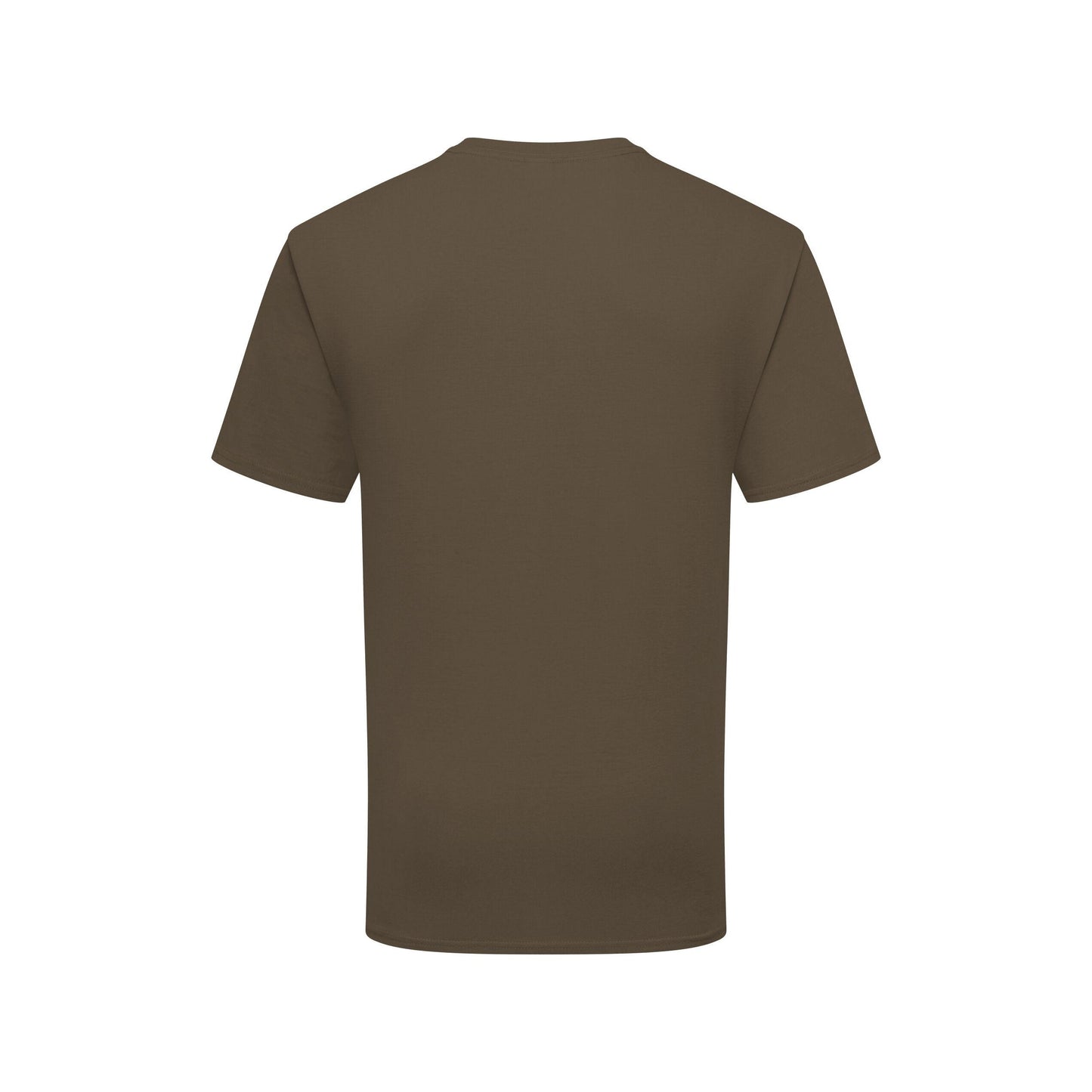 Truffle Brown - Back - Fruit Of The Loom Mens Iconic Premium Ringspun Cotton T-Shirt