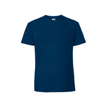 Mountain Blue - Front - Fruit Of The Loom Mens Iconic Premium Ringspun Cotton T-Shirt