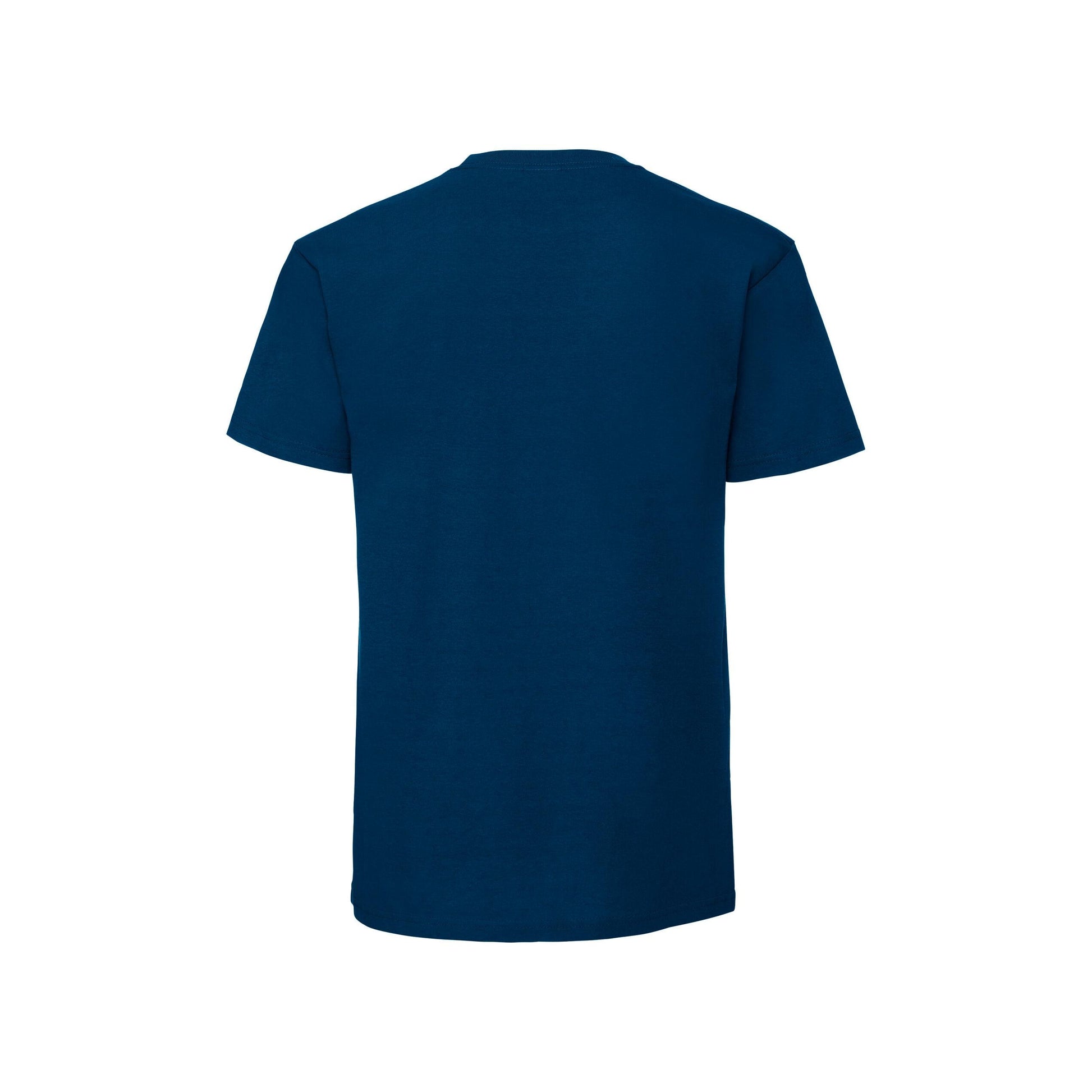 Mountain Blue - Back - Fruit Of The Loom Mens Iconic Premium Ringspun Cotton T-Shirt