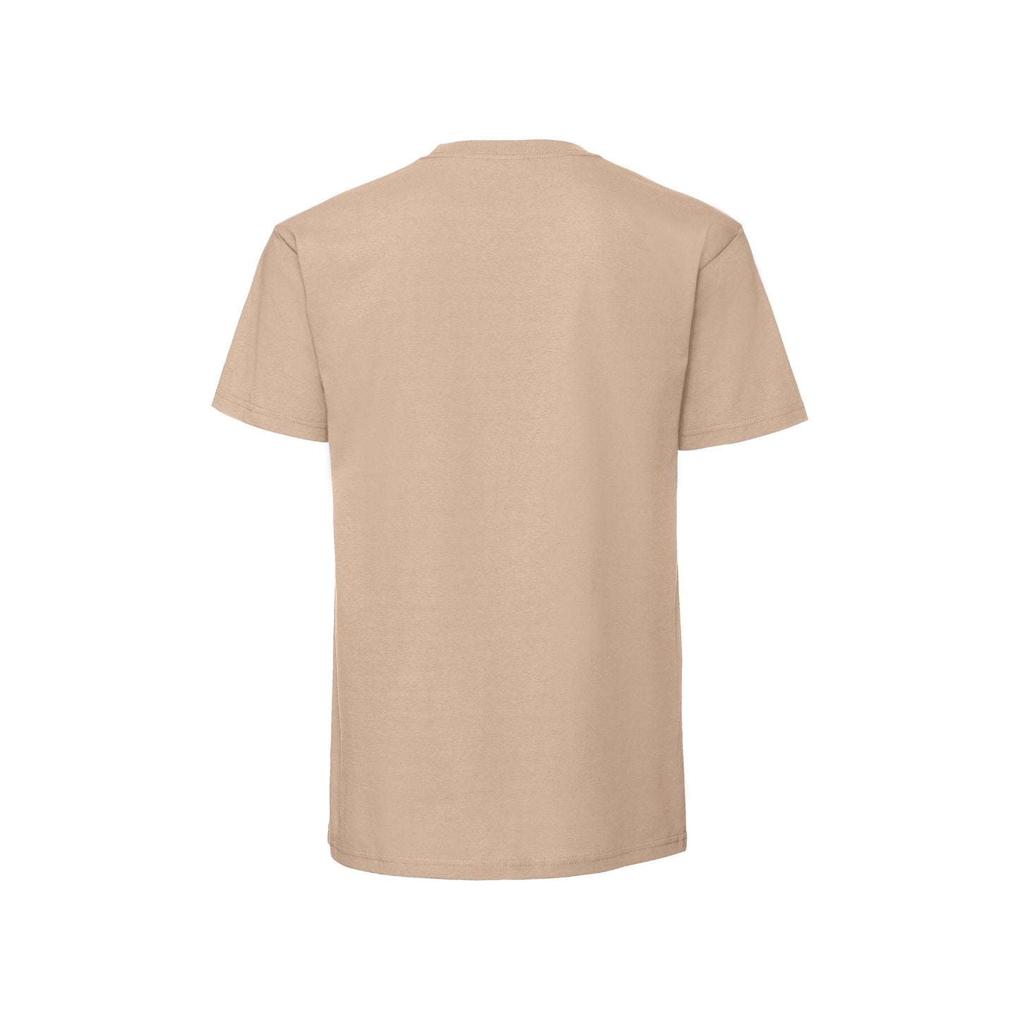 Desert Sand - Back - Fruit Of The Loom Mens Iconic Premium Ringspun Cotton T-Shirt