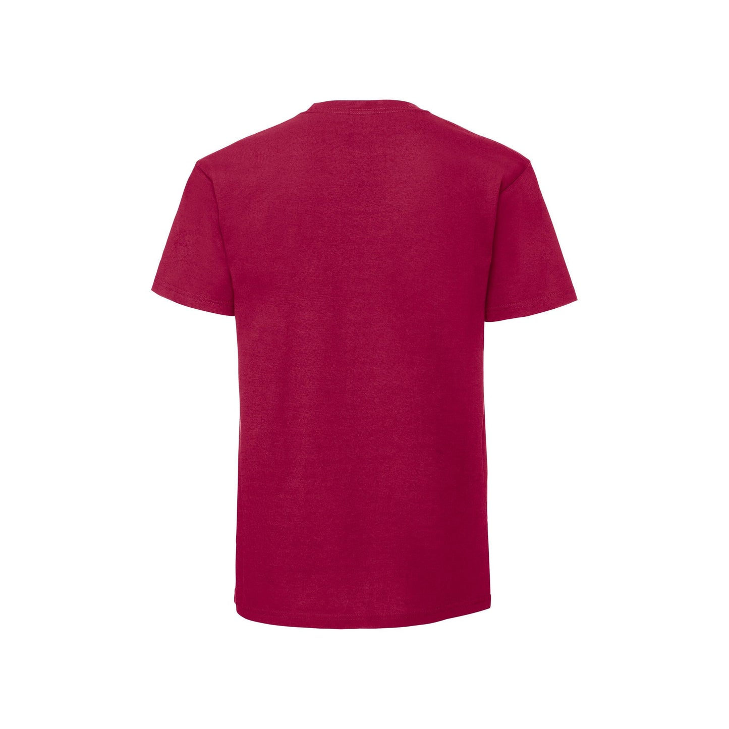 Cranberry - Pack Shot - Fruit Of The Loom Mens Iconic Premium Ringspun Cotton T-Shirt