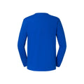 Royal Blue - Back - Fruit of the Loom Mens Iconic Premium Long-Sleeved T-Shirt