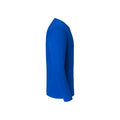 Royal Blue - Side - Fruit of the Loom Mens Iconic Premium Long-Sleeved T-Shirt