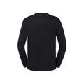 Black - Back - Fruit of the Loom Mens Iconic Premium Long-Sleeved T-Shirt