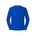 Royal Blue - Front - Fruit of the Loom Mens Iconic Premium Long-Sleeved T-Shirt