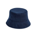 Navy - Front - Beechfield Childrens-Kids Organic Cotton Bucket Hat