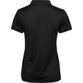 Black - Back - Tee Jay Womens-Ladies Club Polo Shirt