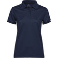 Navy - Front - Tee Jay Womens-Ladies Club Polo Shirt