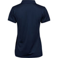 Navy - Back - Tee Jay Womens-Ladies Club Polo Shirt