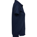 Navy - Side - Tee Jay Womens-Ladies Club Polo Shirt