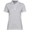White - Front - Tee Jay Womens-Ladies Club Polo Shirt