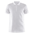 White - Front - Craft Mens Core Unify Polo Shirt