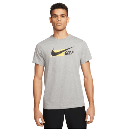 Dark Grey Heather - Front - Nike Golf Mens T-Shirt
