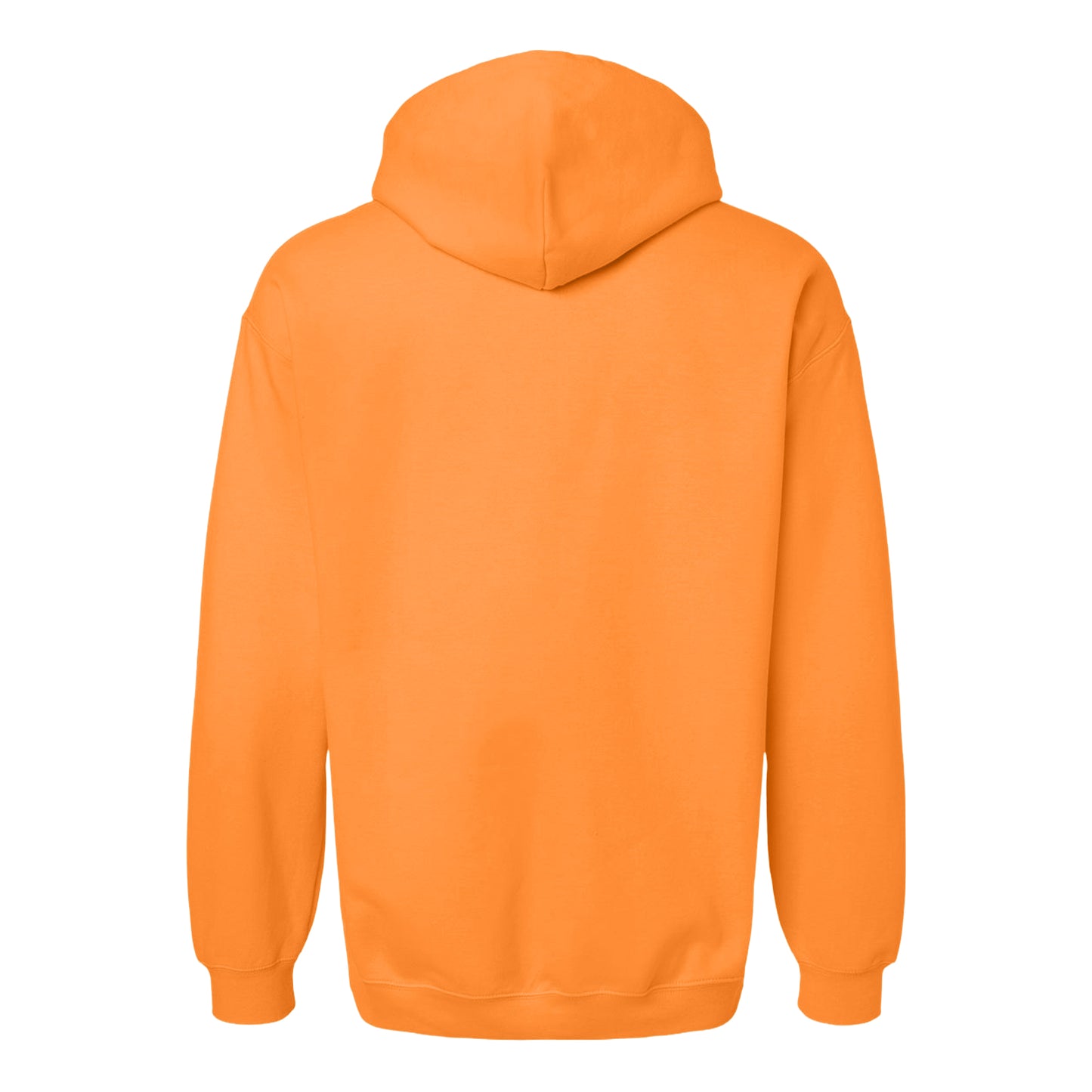 Tangerine - Back - Gildan Unisex Adult Softstyle Fleece Midweight Hoodie