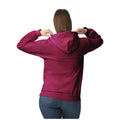 Maroon - Back - Gildan Unisex Adult Softstyle Fleece Midweight Hoodie