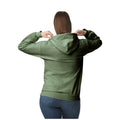 Military Green - Back - Gildan Unisex Adult Softstyle Fleece Midweight Hoodie