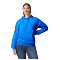 Royal Blue - Front - Gildan Unisex Adult Softstyle Fleece Midweight Hoodie