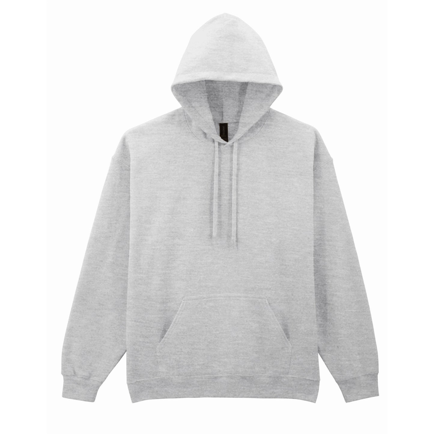 Ash Grey - Front - Gildan Unisex Adult Softstyle Fleece Midweight Hoodie